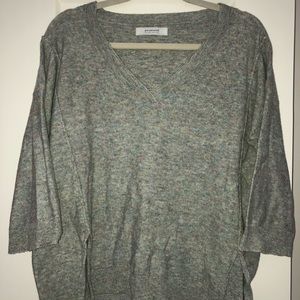 Flattering Promod Speckled Blue Sweater